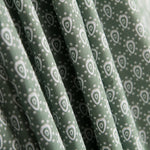 Popeline Algodão Geo Verde Água - Ribes y Casals