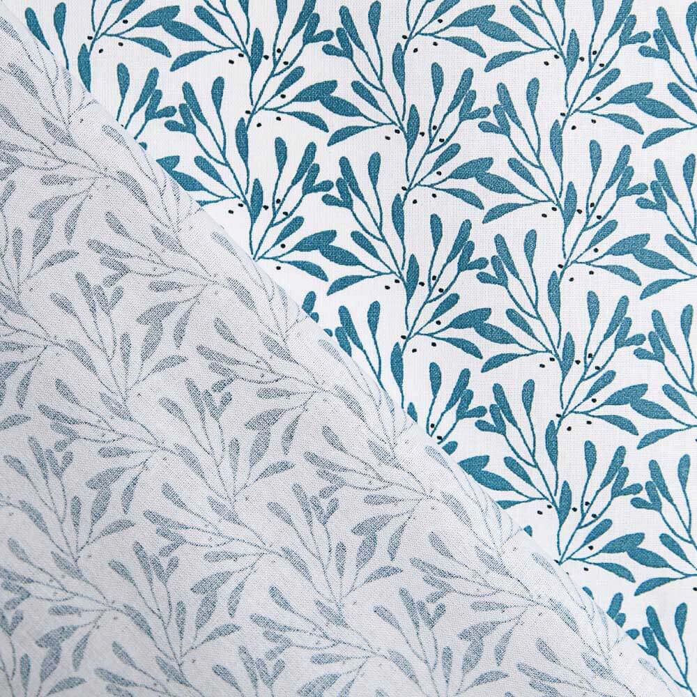 Popeline Algodão Ervas Canard - Ribes y Casals