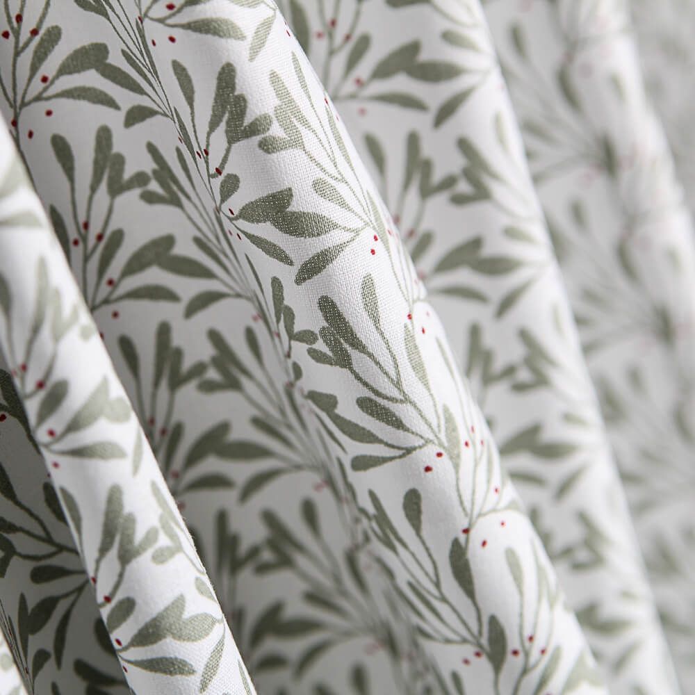 Popeline Algodão Ervas Cinza - Ribes y Casals