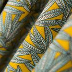 Popelín Algodón Hojas Amarillo - Ribes y Casals