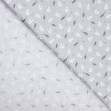 Popeline De Algodão Infantil Foresta Cinza Claro - Ribes y Casals