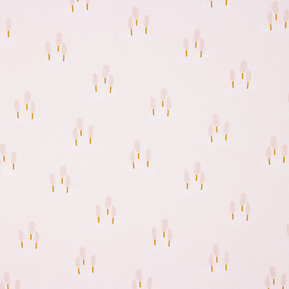 Popeline De Algodão Infantil Floresta Rosa - Ribes y Casals