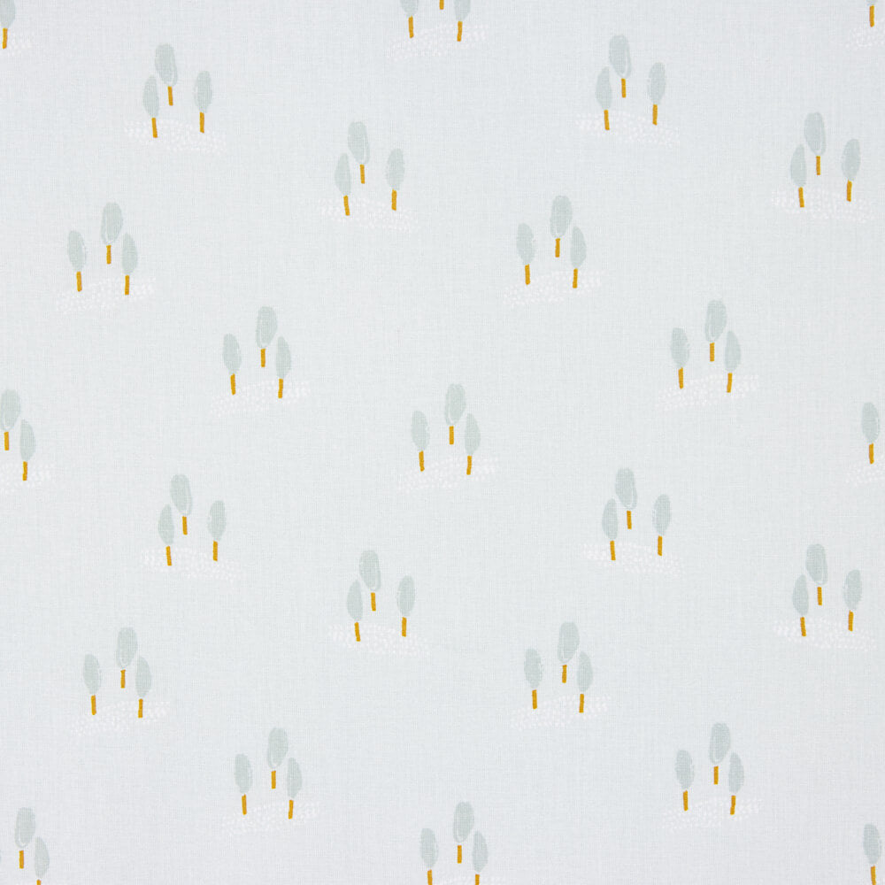 Popeline De Algodão Infantil Foresta Verde Agua - Ribes y Casals