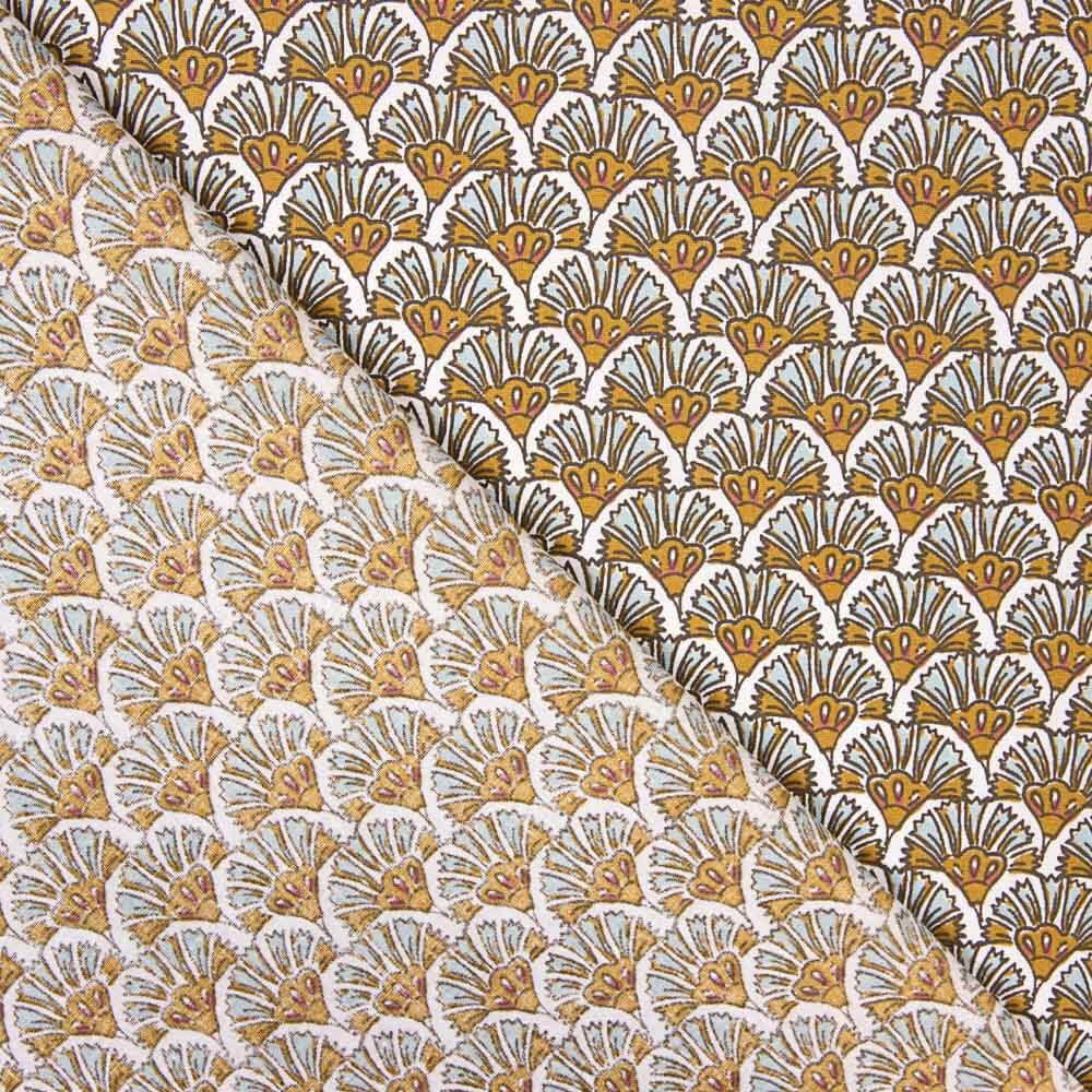 Popeline De Algodão Infantil Dende De Leão Marrom - Ribes y Casals