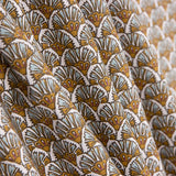 Popeline De Algodão Infantil Dende De Leão Marrom - Ribes y Casals