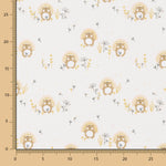 Popeline De Algodão Infantil Porco Espinho Rosa - Ribes y Casals