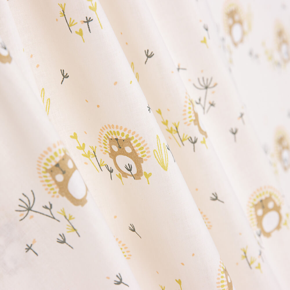 Popeline De Algodão Infantil Porco Espinho Rosa - Ribes y Casals