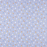 Popeline Algodão Infantil Andorinhas Azul Denim - Ribes y Casals