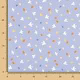 Popeline Algodão Infantil Andorinhas Azul Denim - Ribes y Casals