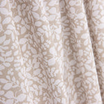 Popeline Algodão Infantil Folhas Bege - Ribes y Casals