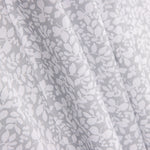 Popeline Algodão Infantil Folhas Cinza Claro - Ribes y Casals