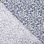 Popeline Algodão Infantil Folhas Marinho - Ribes y Casals