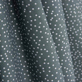 Popelín Algodón Lunares Blancos Fondo Gris Pizarra - Ribes y Casals