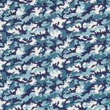 Popelina Algodão Militar Azul - Ribes y Casals