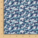 Popelina Algodão Militar Azul - Ribes y Casals