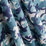 Popelina Algodão Militar Azul - Ribes y Casals