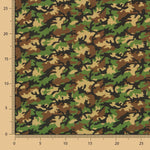 Popelina Algodão Militar Verde - Ribes y Casals