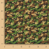 Popelina Algodão Militar Verde - Ribes y Casals