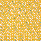 Popeline Algodão Mini Flor Ocre - Ribes y Casals