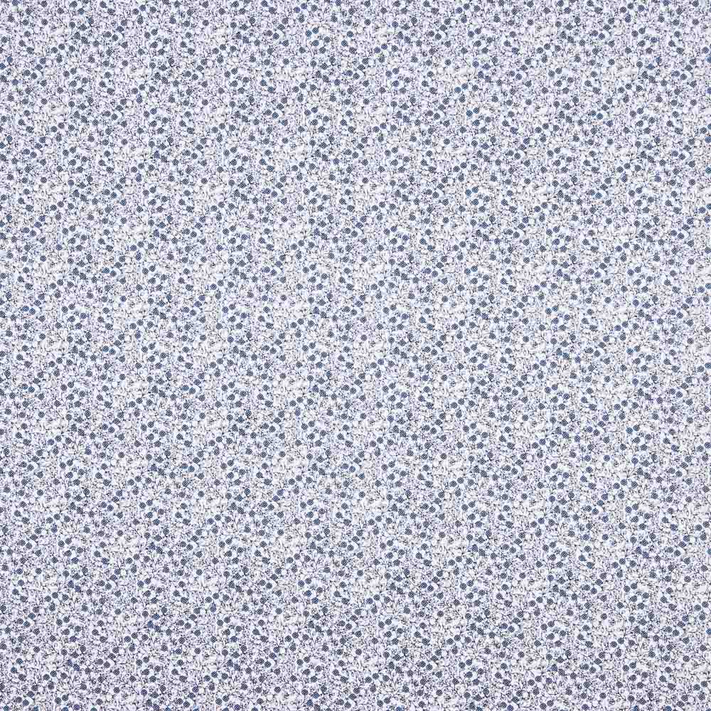 Popeline Algodão Minimals Branco-Azul - Ribes y Casals