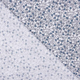 Popeline Algodão Minimals Branco-Azul - Ribes y Casals