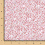 Popeline Algodão Minimals Branco-Rosa - Ribes y Casals