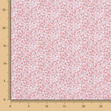 Popeline Algodão Minimals Branco-Rosa - Ribes y Casals