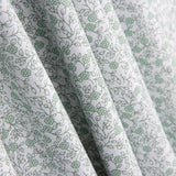 Popeline Algodão Minimals Branco-Verde - Ribes y Casals