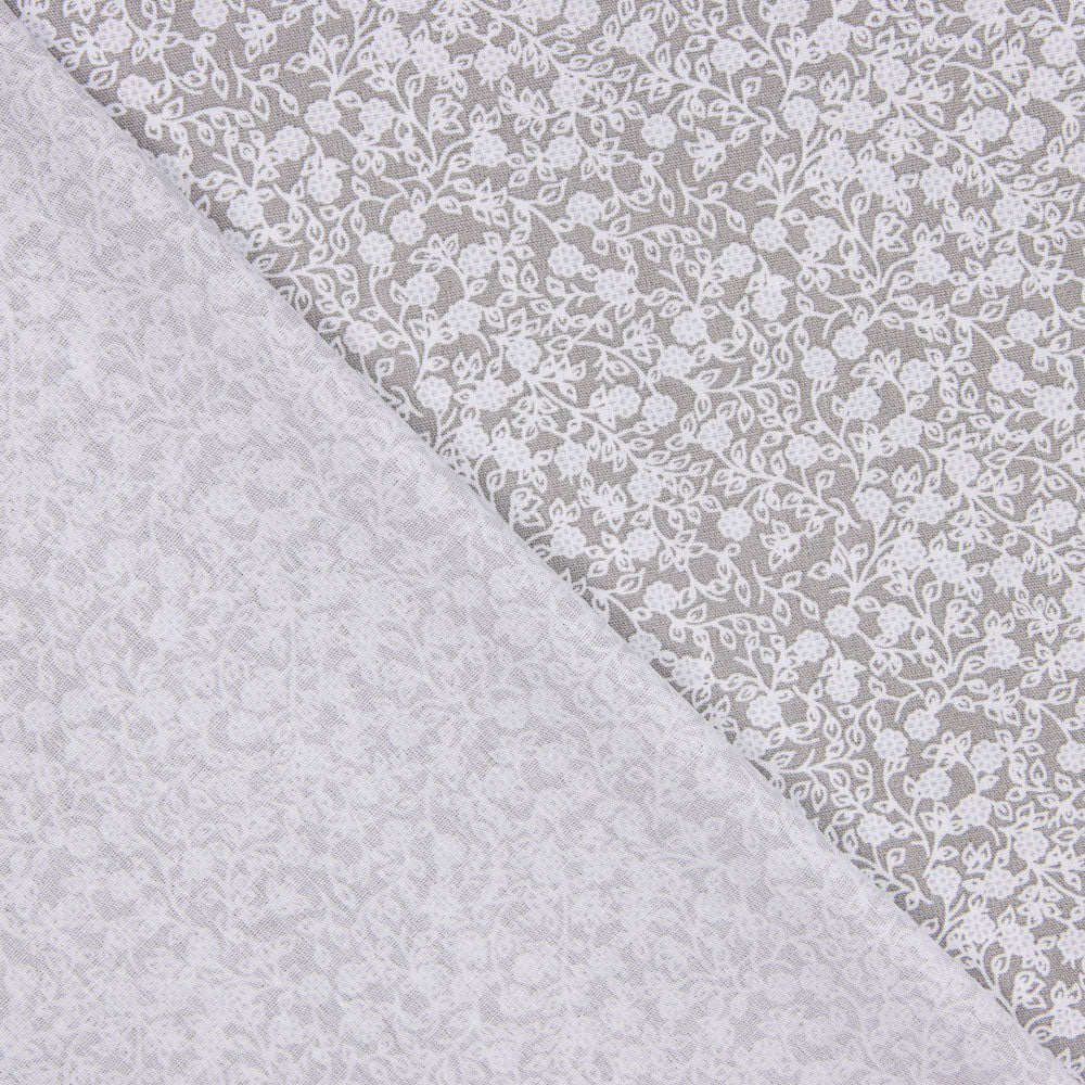 Popeline Algodão Minimals Cinza - Ribes y Casals