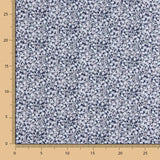 Popeline Algodão Minimals Azul Navy - Ribes y Casals