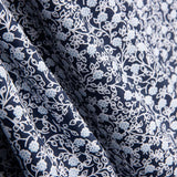 Popeline Algodão Minimals Azul Navy - Ribes y Casals