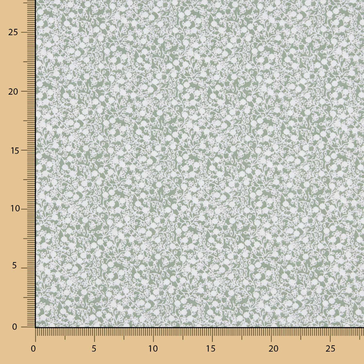 Popeline Algodão Minimals Verde Nilo - Ribes y Casals