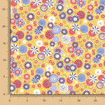 Popeline Algodão Misaki Amarelo Oeko-Tex® - Ribes y Casals