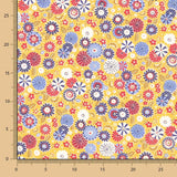 Popeline Algodão Misaki Amarelo Oeko-Tex® - Ribes y Casals