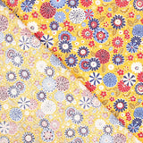 Popeline Algodão Misaki Amarelo Oeko-Tex® - Ribes y Casals