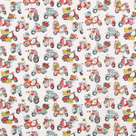 Popeline Algodão Mota Vespas - Ribes y Casals