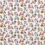 Popeline Algodão Mota Vespas - Ribes y Casals