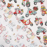 Popeline Algodão Mota Vespas - Ribes y Casals