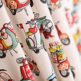 Popeline Algodão Mota Vespas - Ribes y Casals