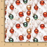 Popelíne Algodão Natal Bolas - Ribes y Casals