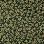 Algodão Natal Ramo Azevinho Verde - Ribes y Casals