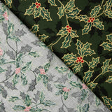 Algodão Natal Ramo Azevinho Verde - Ribes y Casals