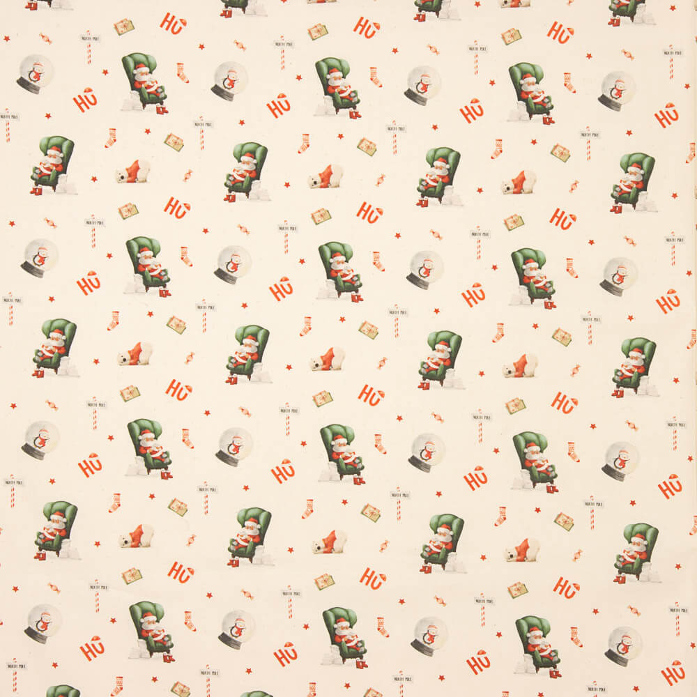 Popeline Algodão Natal Pólo Norte - Ribes y Casals