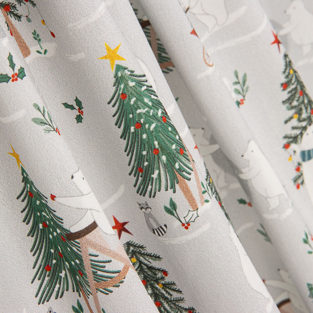 Popeline Algodão Natal Ursos - Ribes y Casals