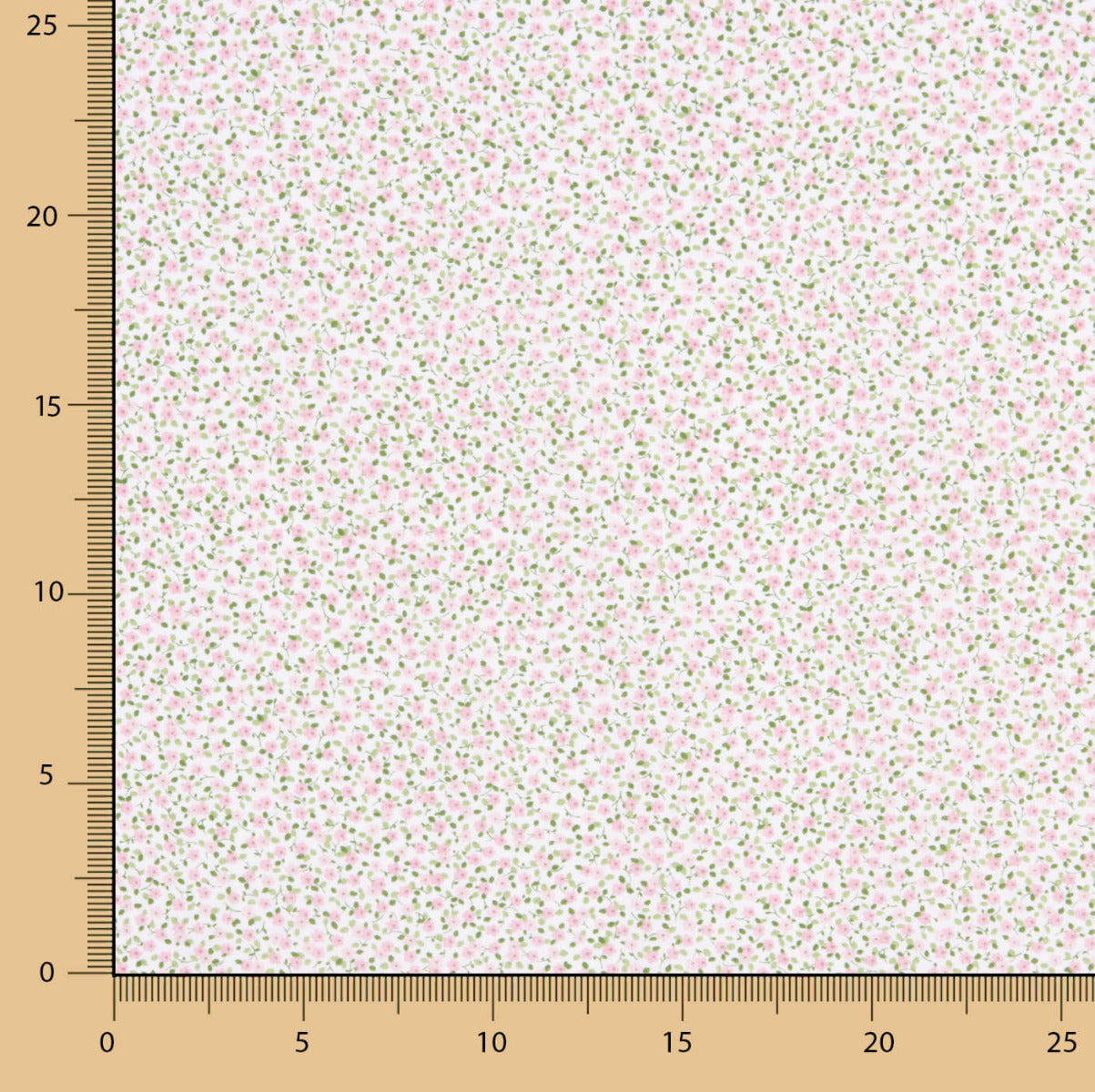 Popeline Algodão Orgânico Infantil Flor Sara - Ribes y Casals