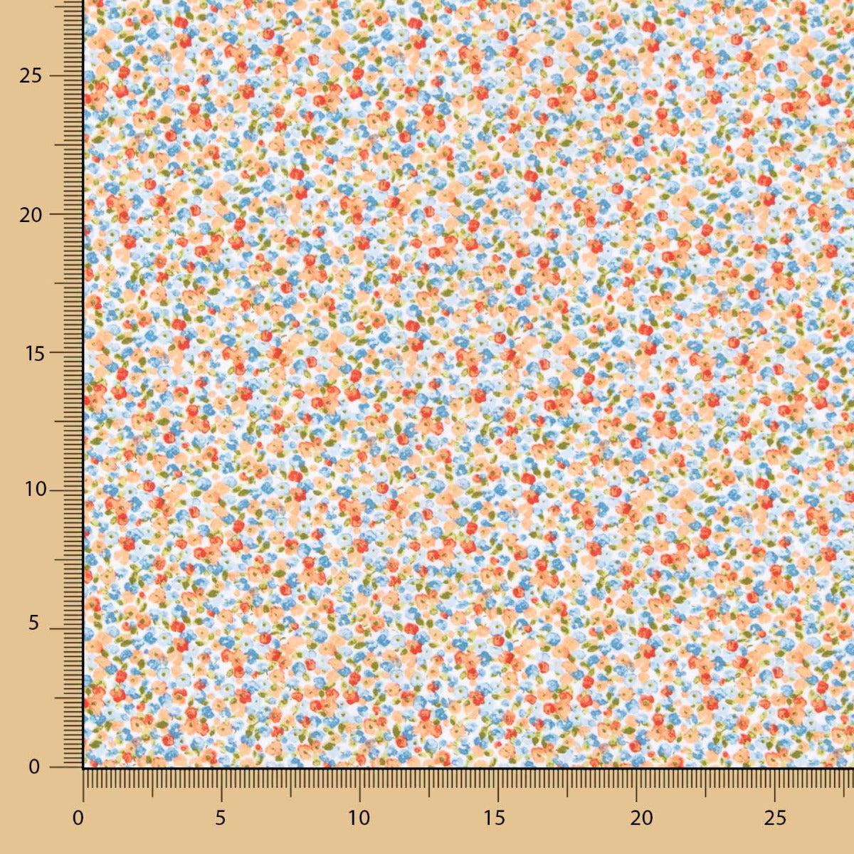 Popeline Algodão Orgânico Florencia Mel - Ribes y Casals