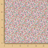 Popeline Algodão Orgânico Florencia Rosada - Ribes y Casals