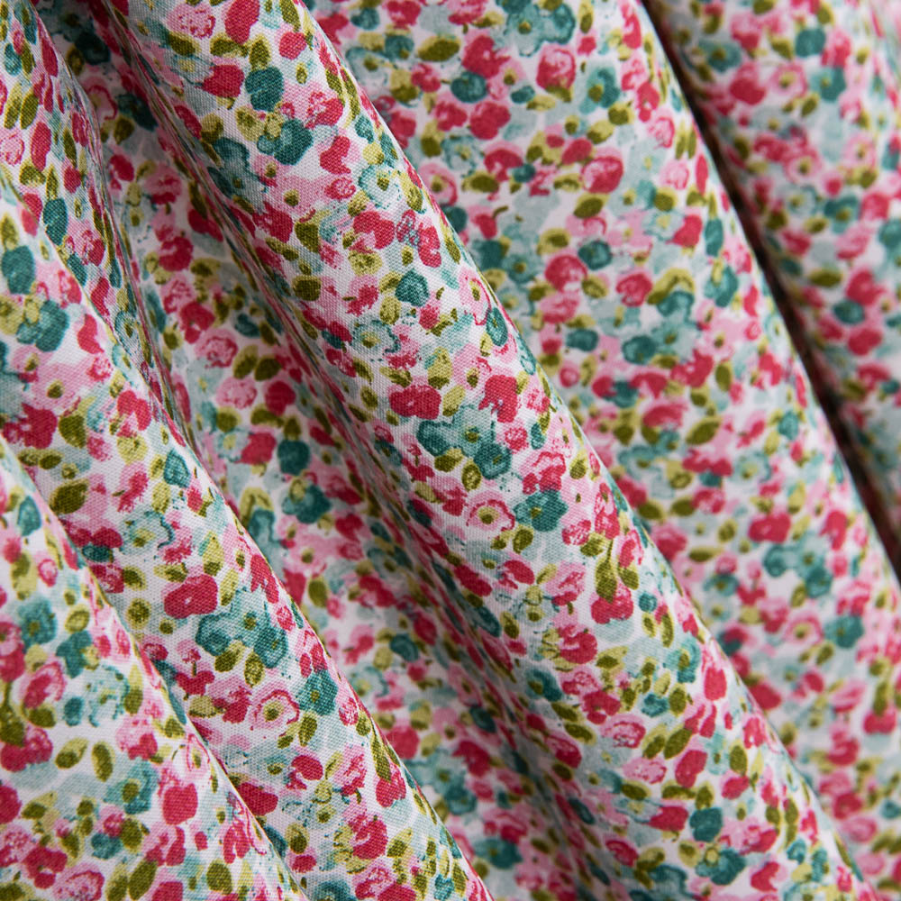 Popeline Algodão Orgânico Florencia Rosada - Ribes y Casals