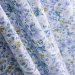 Popelín Algodón Orgánico Flores Goran Lila - Ribes y Casals