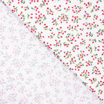 Popeline Algodão Orgânico Infantil Mini Cerejas - Ribes y Casals